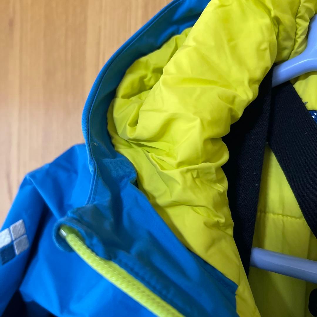 子ども用スキーウェア上下 青 110サイズモンベル