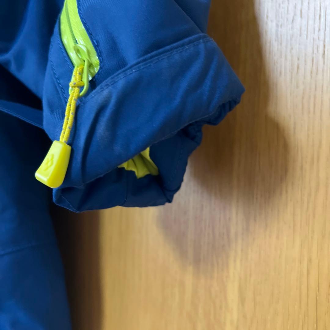 子ども用スキーウェア上下 青 110サイズモンベル