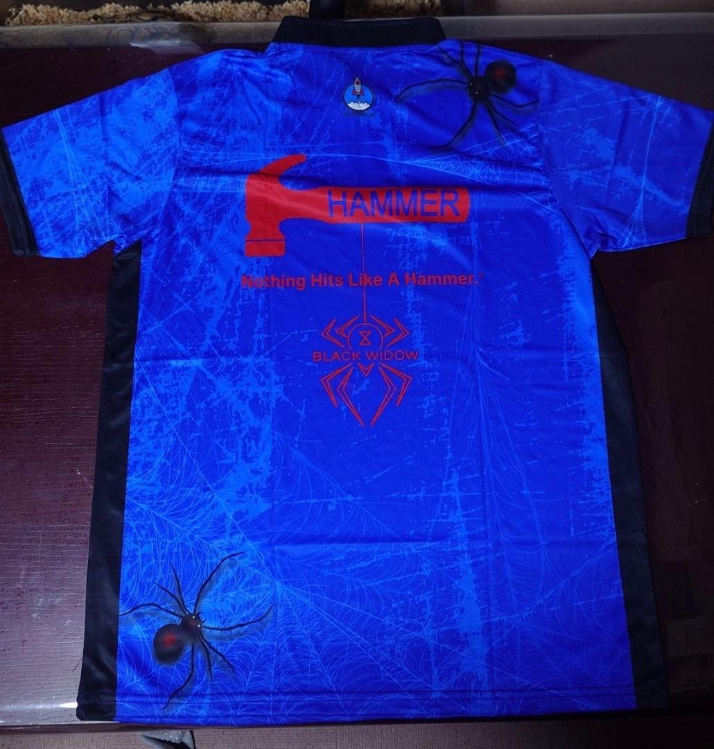 Hammer　BLACK WIDOW　ブラックウィドー　ボウリングウェア　M