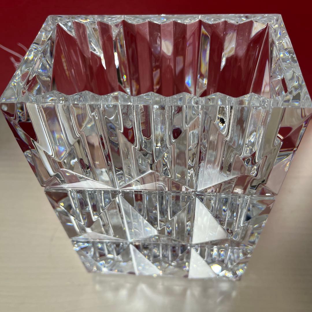 バカラ　ルクソール　ベース　スクウェア　花瓶　新品