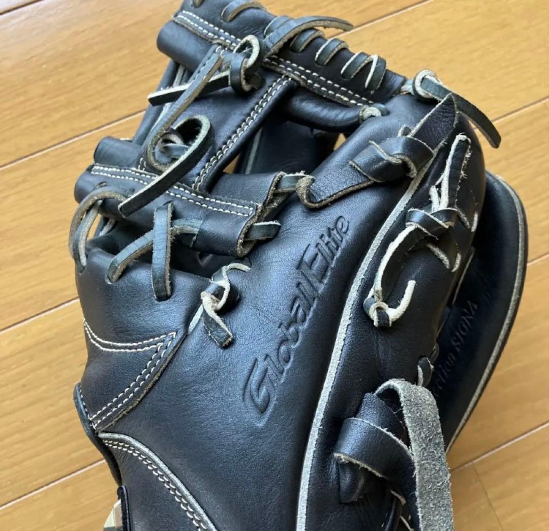 ミズノ野球 軟式用グラブ 内野手用 サイズ9 グローバルエリート グラブ袋付き