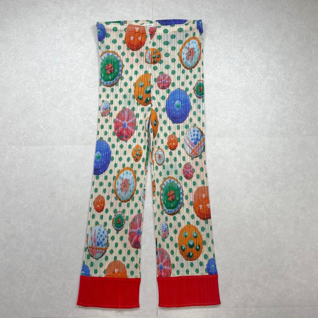 【極美品】PREATS PLEASE 総柄 プリーツパンツ サイズ5
