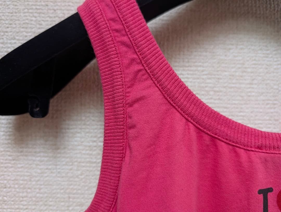 D&G ドルチェ&ガッバーナ ラインストーン タンクトップ XS ピンク