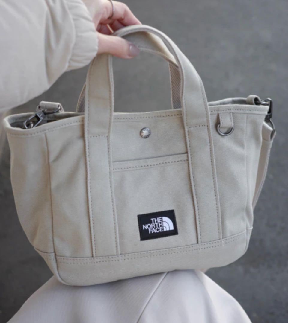 THE NORTH FACE ベージュ ショルダーバッグ トート