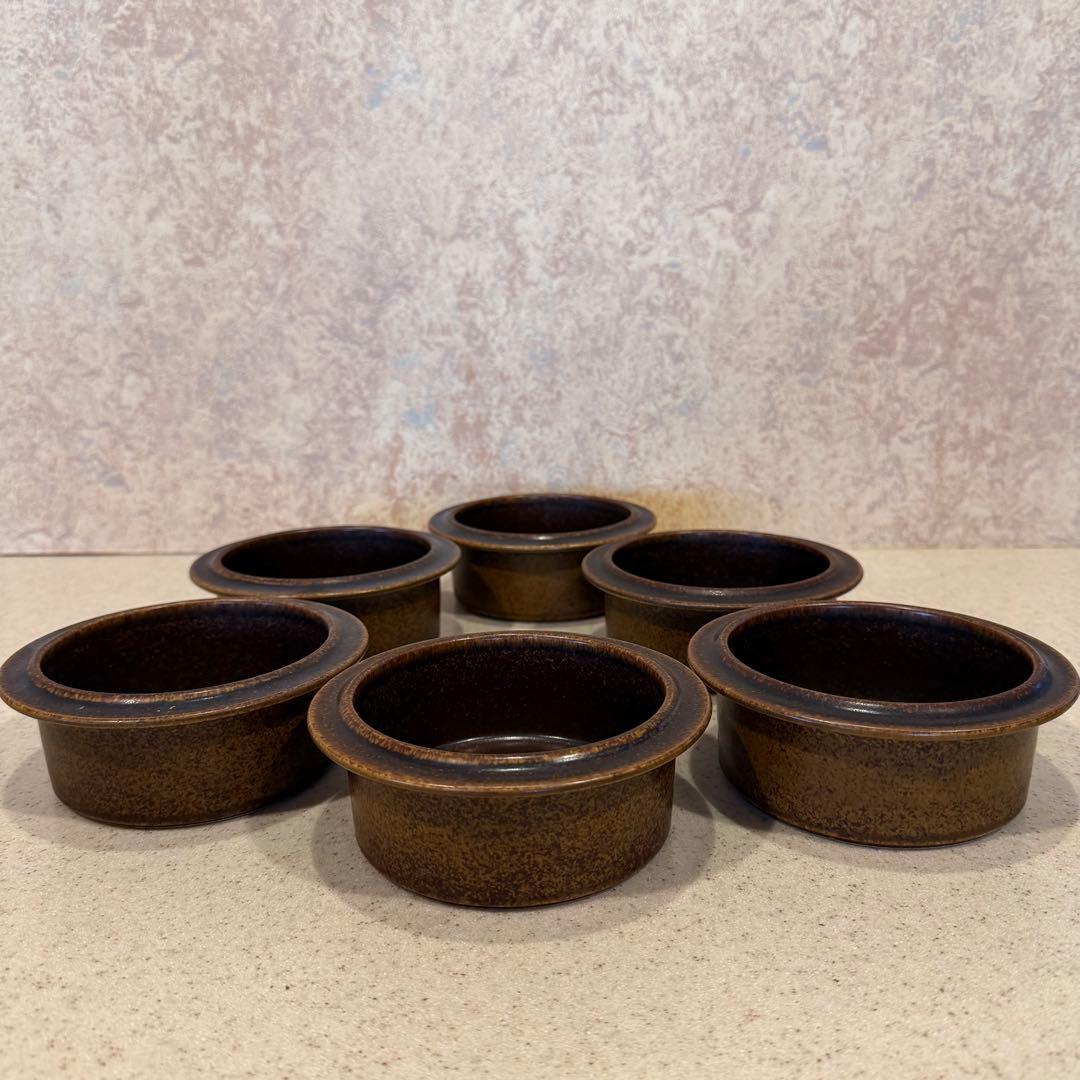 ARABIA ルスカ スープ グラタン皿 6個 13.3x4.7cm 北欧食器