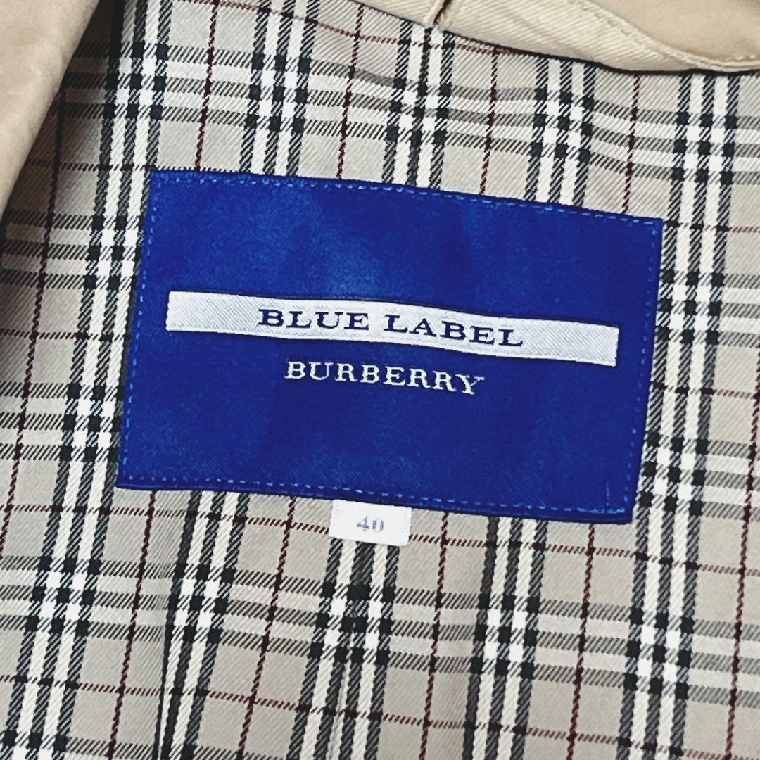 バーバリーブルーレーベル　　トレンチコート　ノバチェック　ライナー付き