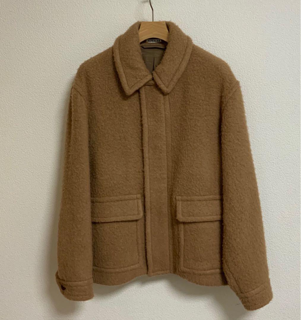 ジャケット・アウター BABY CAMEL BRUSHED MELTON BLOUSON