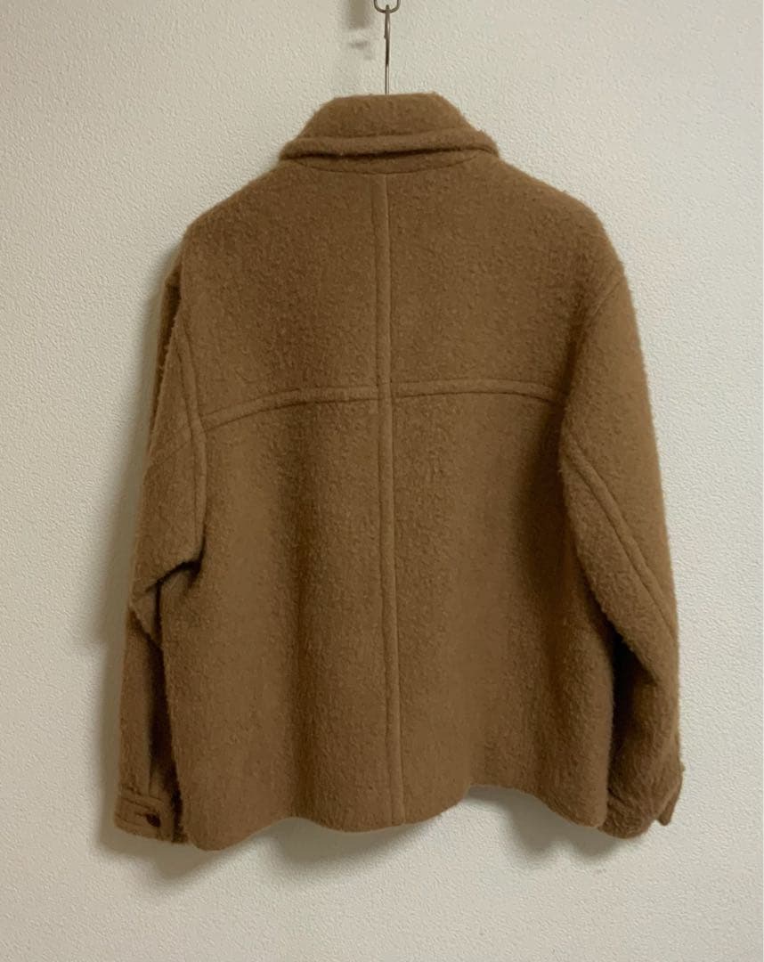 ジャケット・アウター BABY CAMEL BRUSHED MELTON BLOUSON