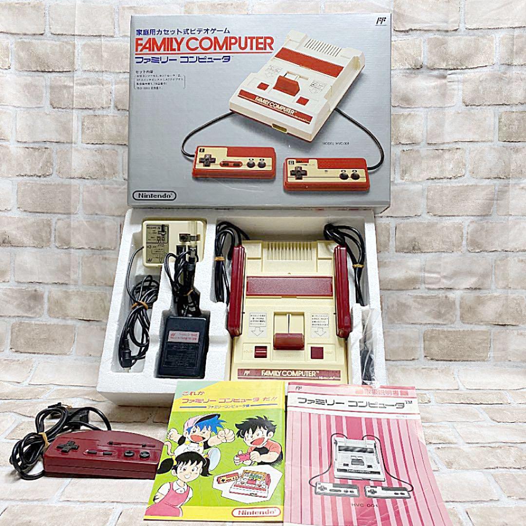 ★Nintendo HVC-001★家庭用カセット式ビデオゲーム★美品★レア★