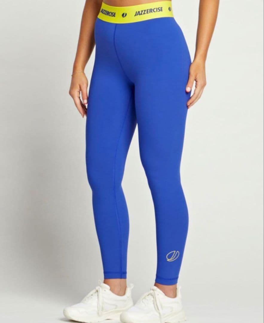 JAZZERCISE 青 ハイウエスト レギンス