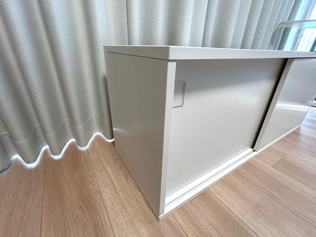 IKEA イケア マッカペール ベンチ 収納コンパートメント付き　ホワイト