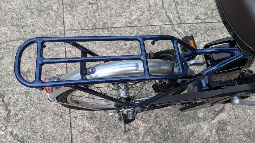 Panasonic製 三段変速付20インチ電動アシスト自転車ネイビー
