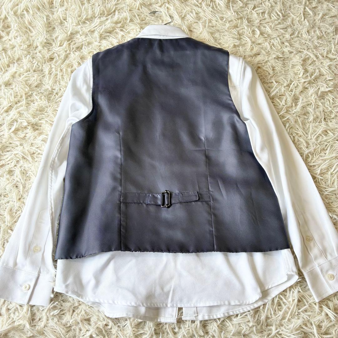 未使用 NEXT キッズフォーマルスーツ6点セット ブルー 130 入学式