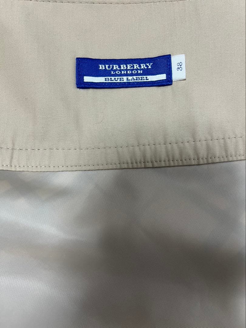美品✨バーバリー ブルーレーベル ラップ　ミニ　スカートノバチェック サイズ38
