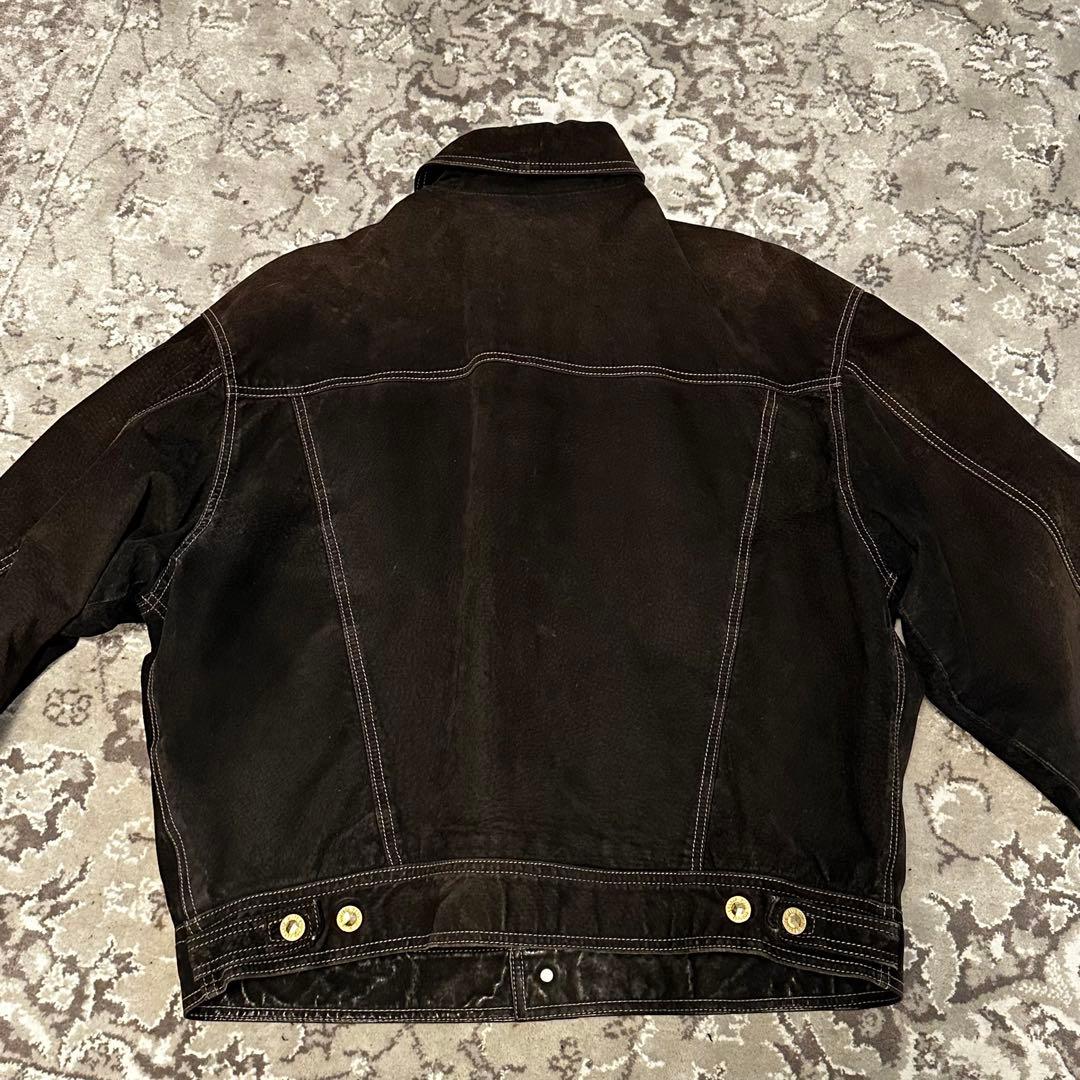 希少 VERSACE ヴェルサーチ ブラック デニムジャケット