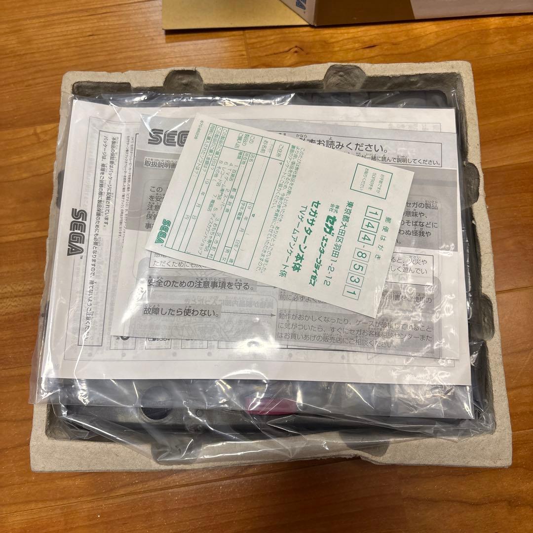 セガサターンスケルトン本体、コントローラー、ソフト、HDMI変換器、充電器付き