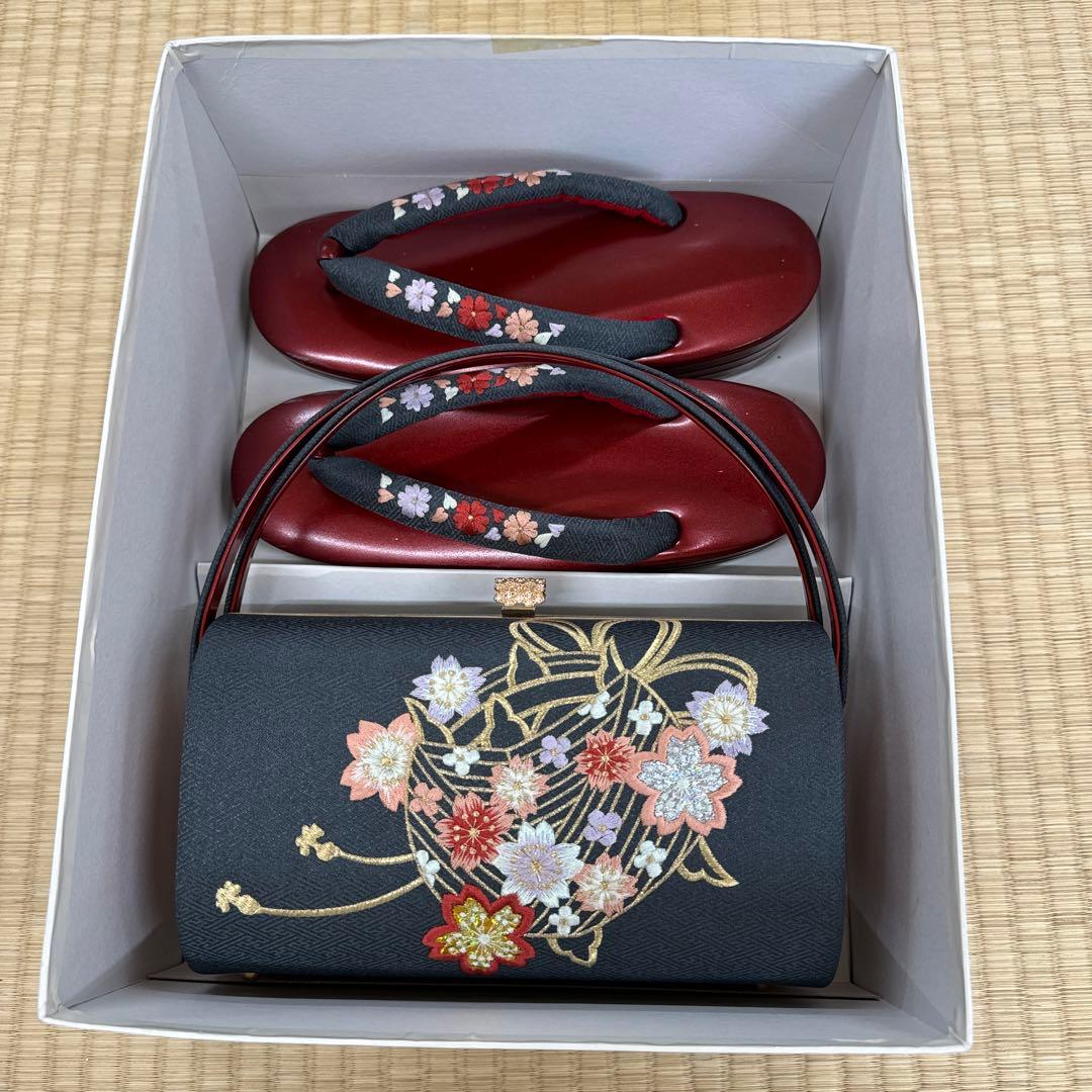 振袖セット　花紋刺繍無地振袖　高級作家物