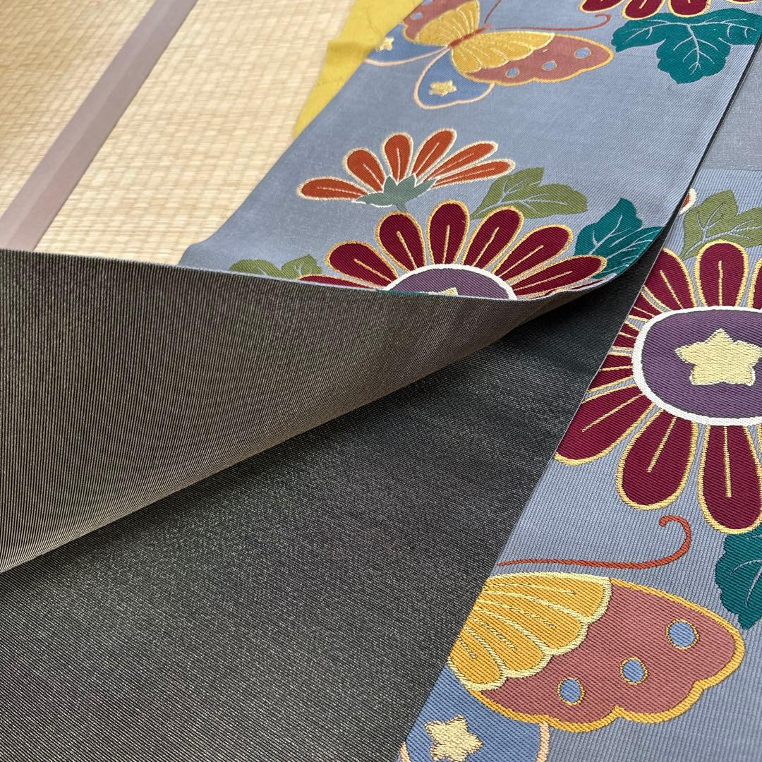 振袖セット　花紋刺繍無地振袖　高級作家物