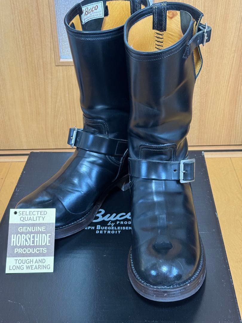 Buco ホースハイド エンジニアブーツ ブラックトロワ