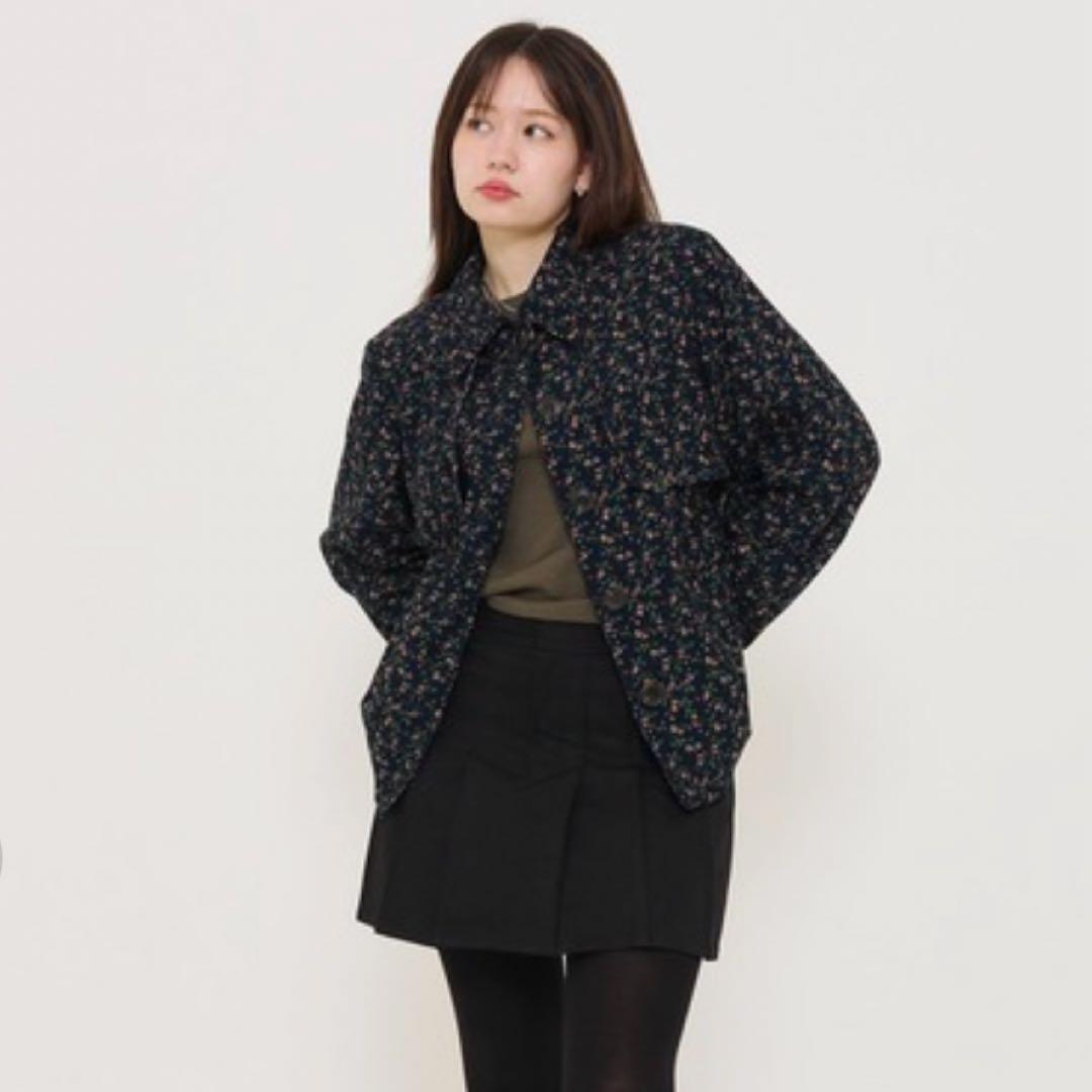 tina jojun 小花柄 ジャケット