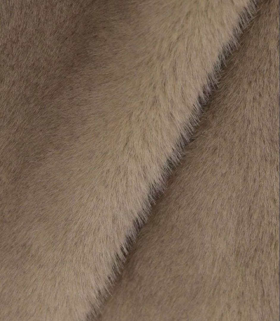 Deuxieme Classe ファーコートMY WHITE マイホワイト