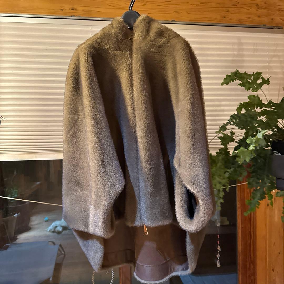 Deuxieme Classe ファーコートMY WHITE マイホワイト