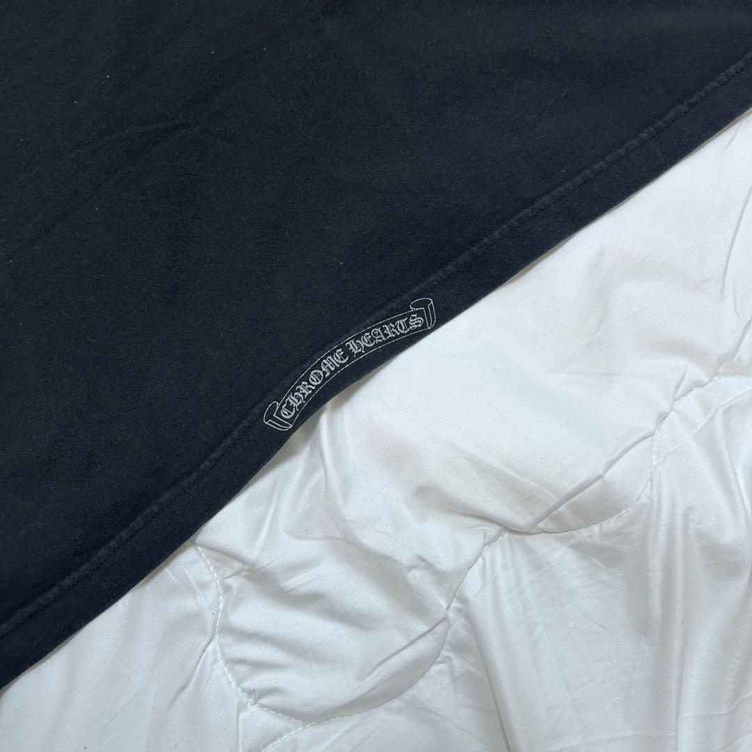 希少 クロムハーツ MALIBU バッククロス プリント Tシャツ ブラック