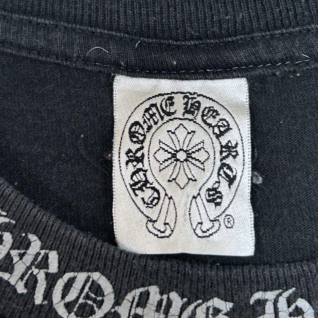 希少 クロムハーツ MALIBU バッククロス プリント Tシャツ ブラック