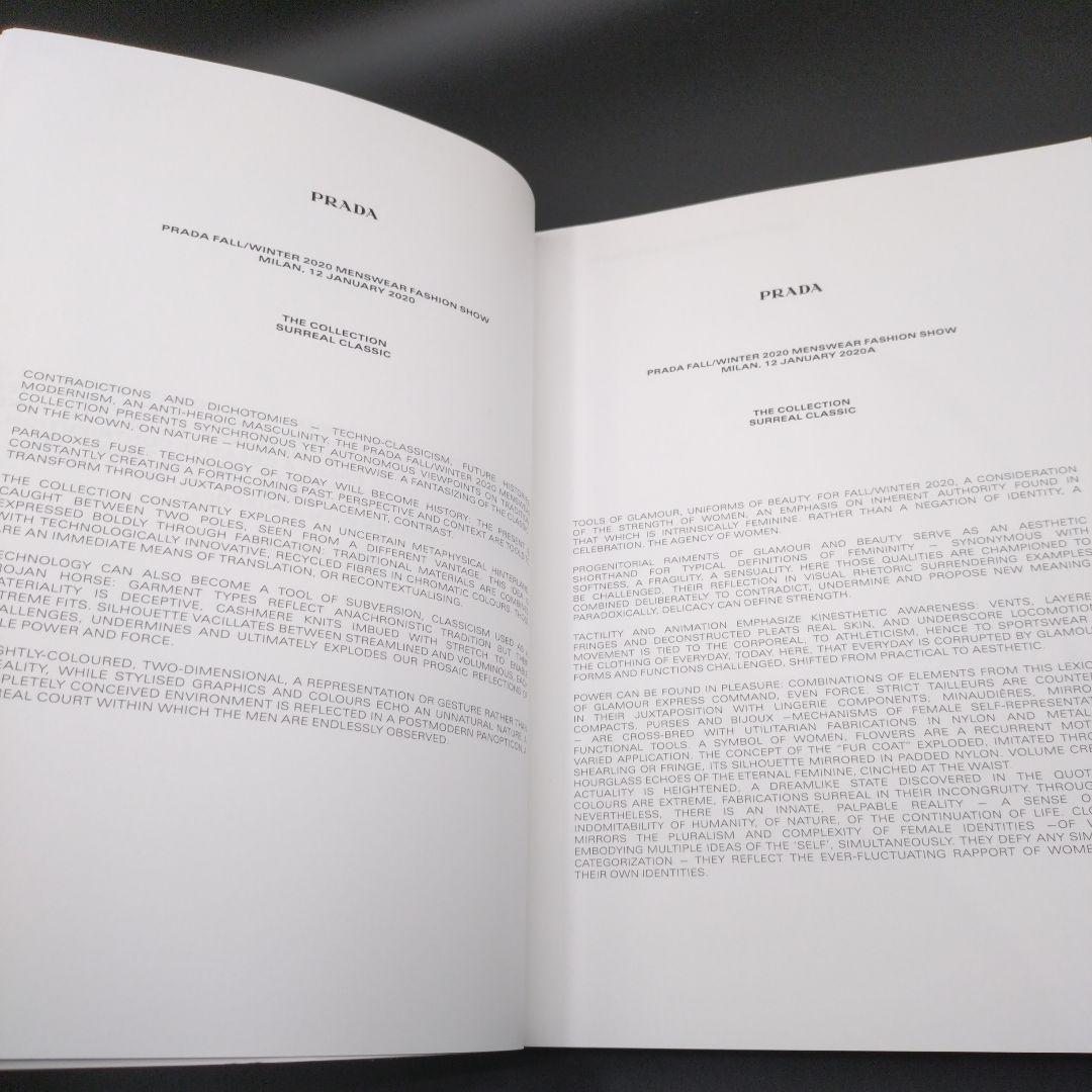 PRADA カタログ ミラノ　プラダ　希少
