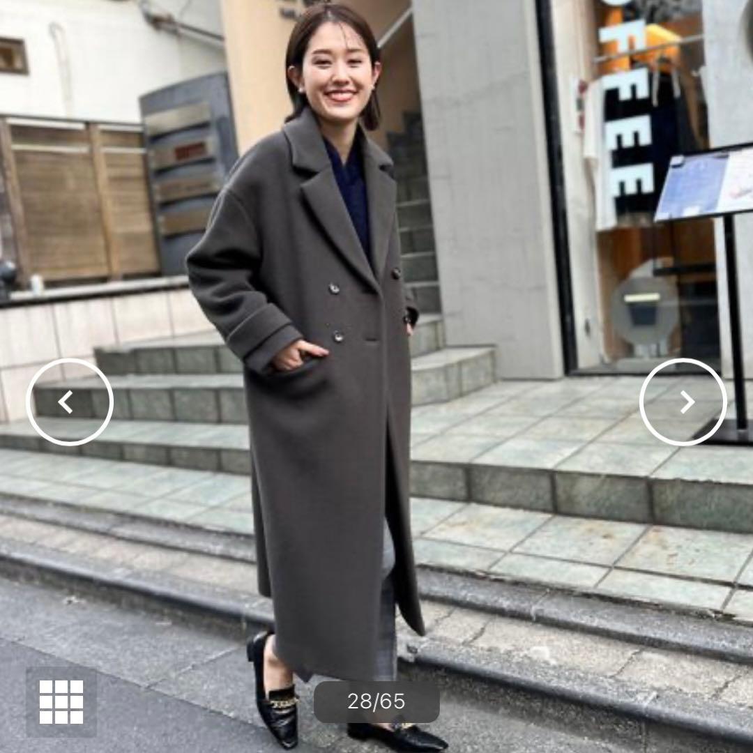 美品　ノーリーズ　チェスターコート36