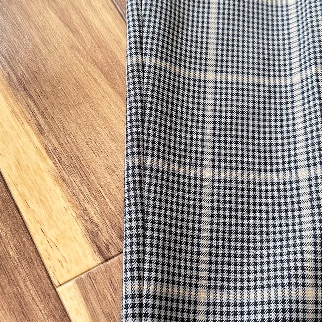 OAMC サイドスリット チェック スラックス サイズM 48 パンツ グレー