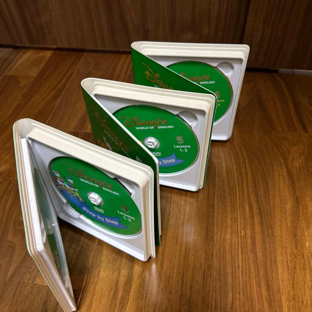 ディズニー 英語教材 Step by Step DVD12巻セット