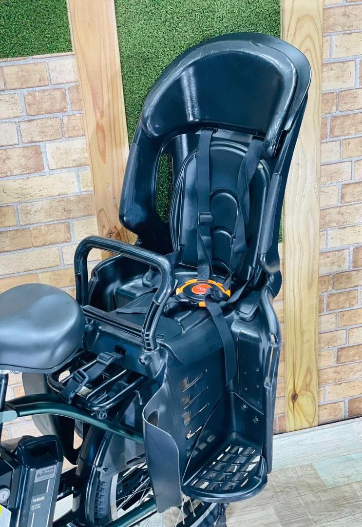 H1183 No１モデル マット系グリーン ヤマハ　子供乗せ電動アシスト自転車