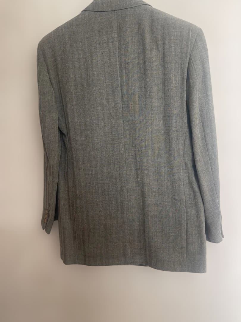 Giorgio Armani グレー ダブルブレスト セットアップスーツ　48