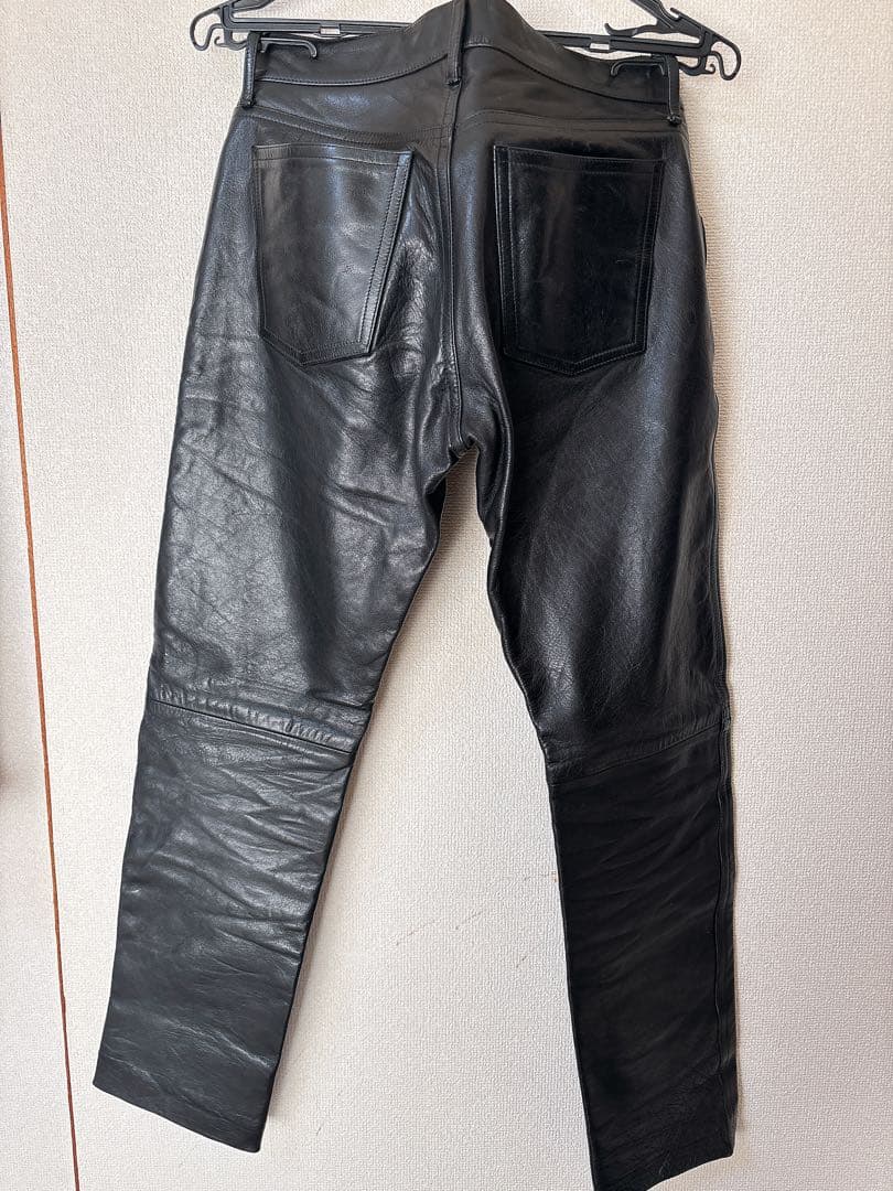 最終値下げ アニエスベー　agnes b. レザーパンツ