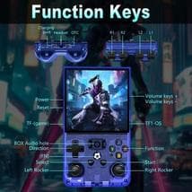 裏側ボタンが使いやすい新作クラシックレトロゲーム機器エミュレーター128G付き