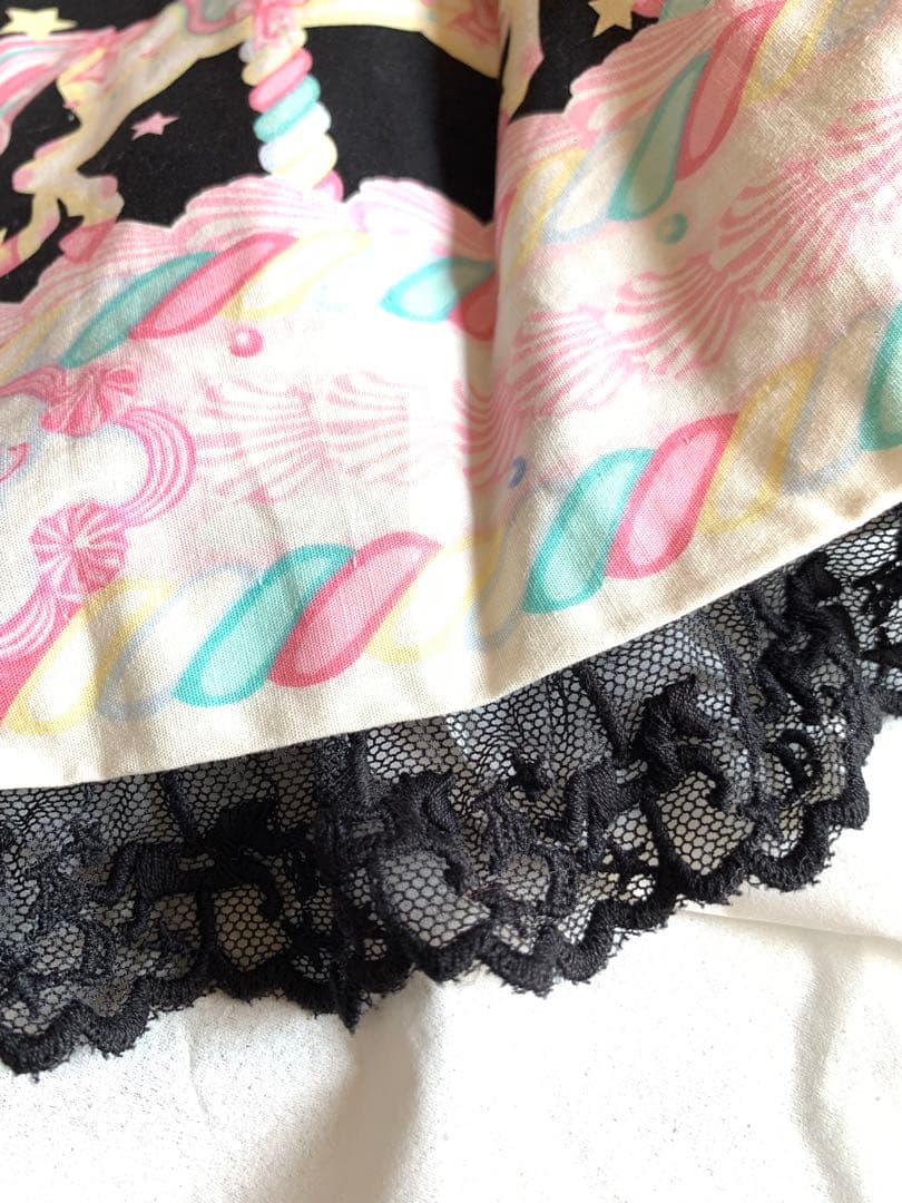 シュガーリーカーニバル フレアスカート 黒 アンジェリックプリティ プラスサイズ