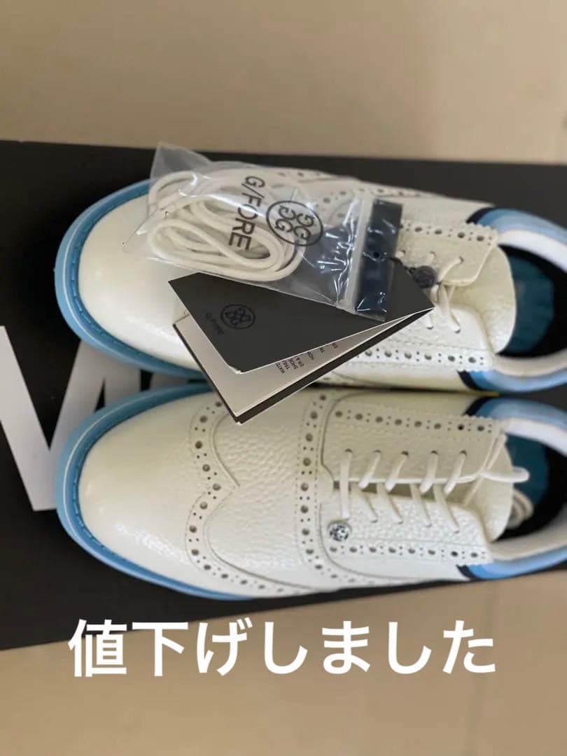 G/FORE ゴルフシューズ ホワイト/ブルー