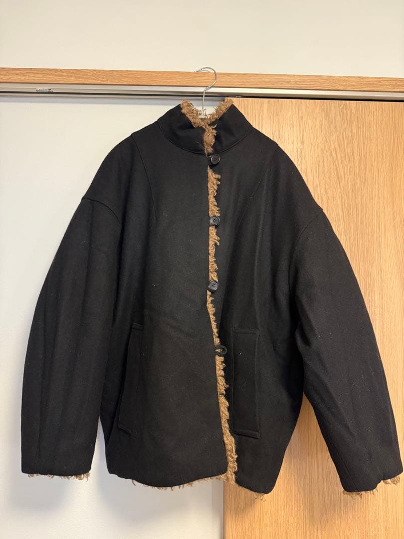 CLANE リバーシブル ファーブルゾン