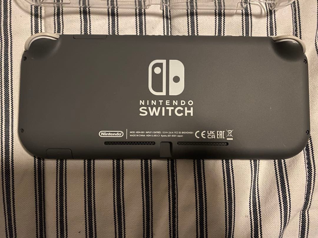 Nintendo Switch Lite グレー 本体 充電器／カバー/フィルム
