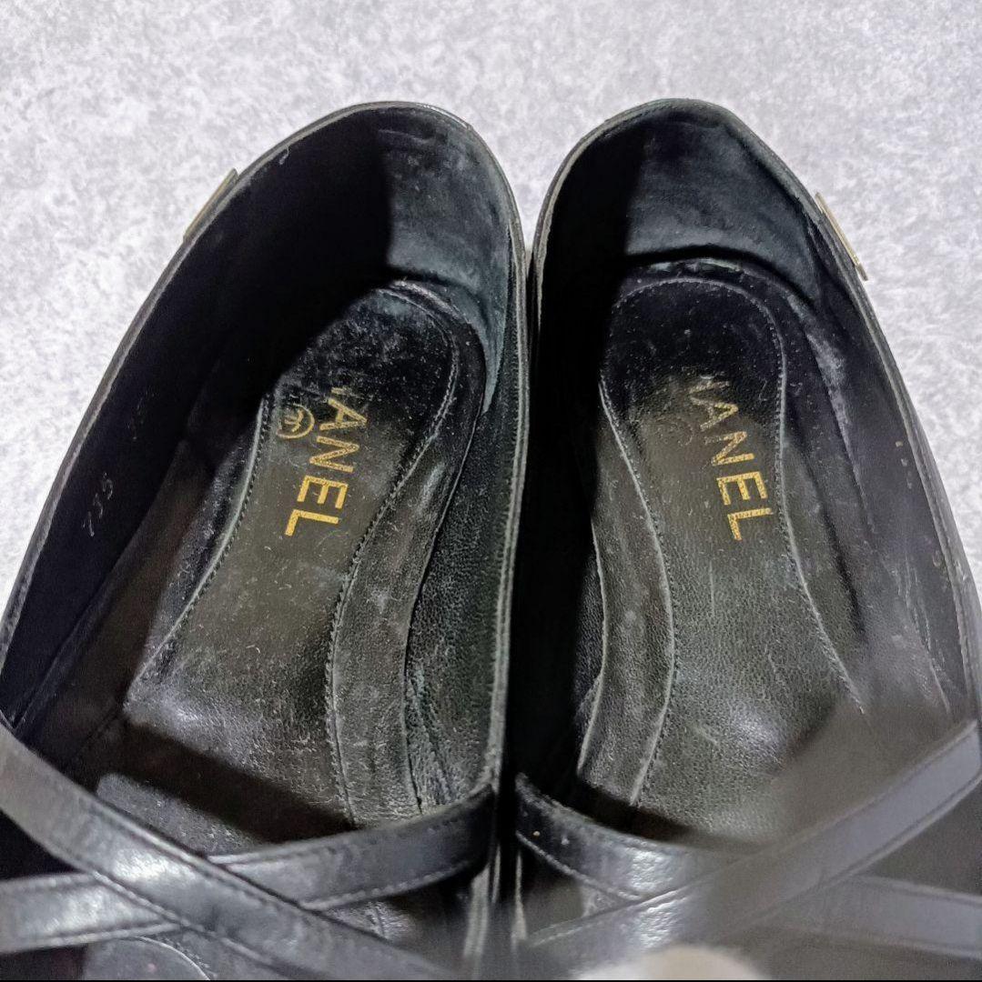 定価約20万! CHANEL シャネル バレエシューズ パンプス カーフスキン☘