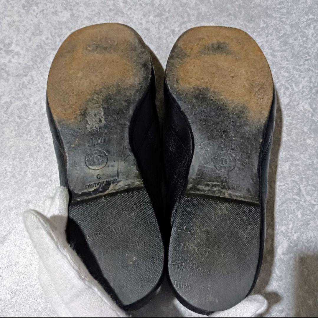 定価約20万! CHANEL シャネル バレエシューズ パンプス カーフスキン☘
