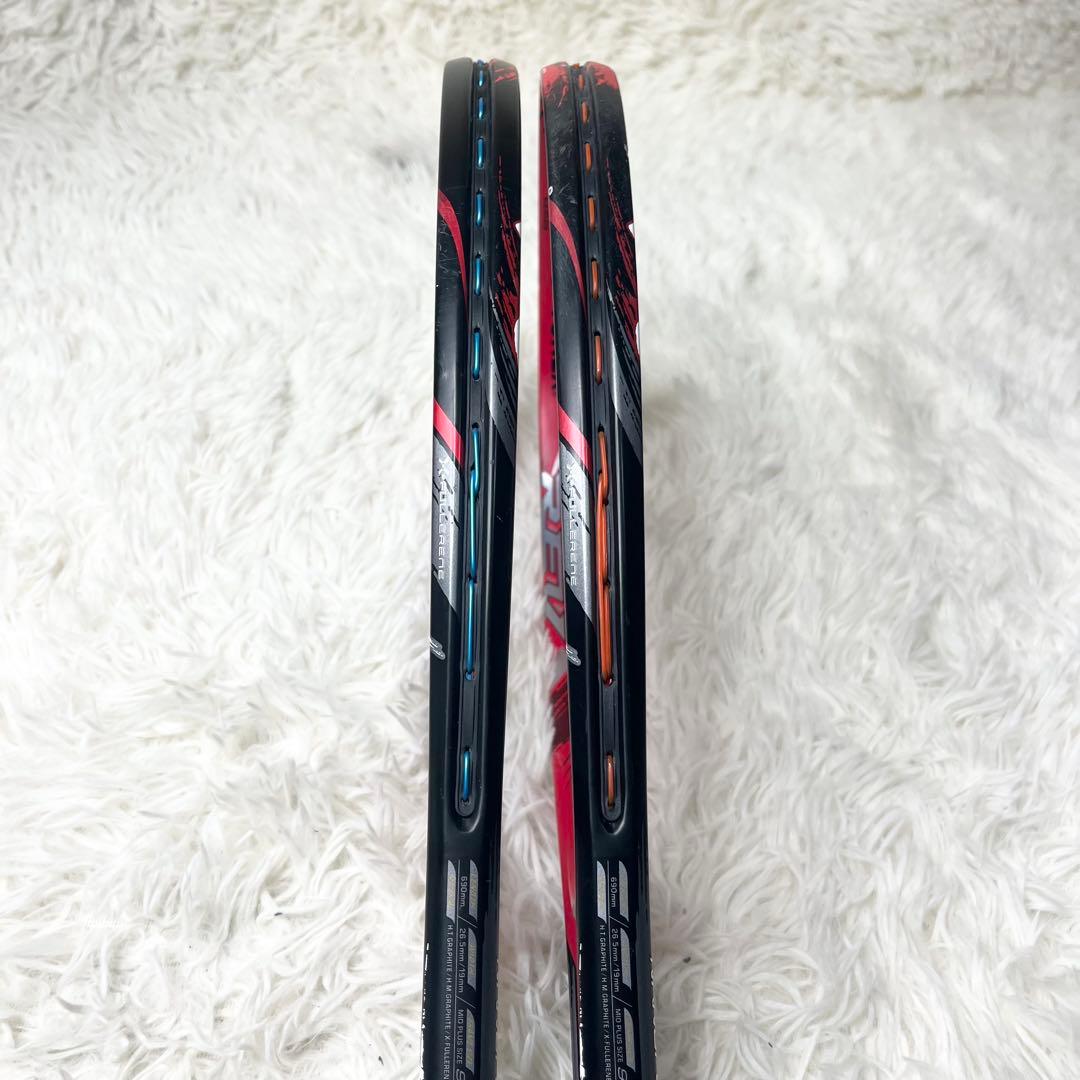 【美品】ヨネックス ナノフォース8v REV UL1 2本セット ソフトテニス