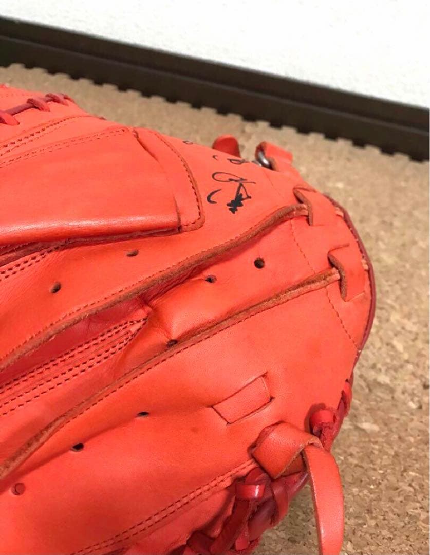 asics 軟式キャッチャーミット　美品‼️