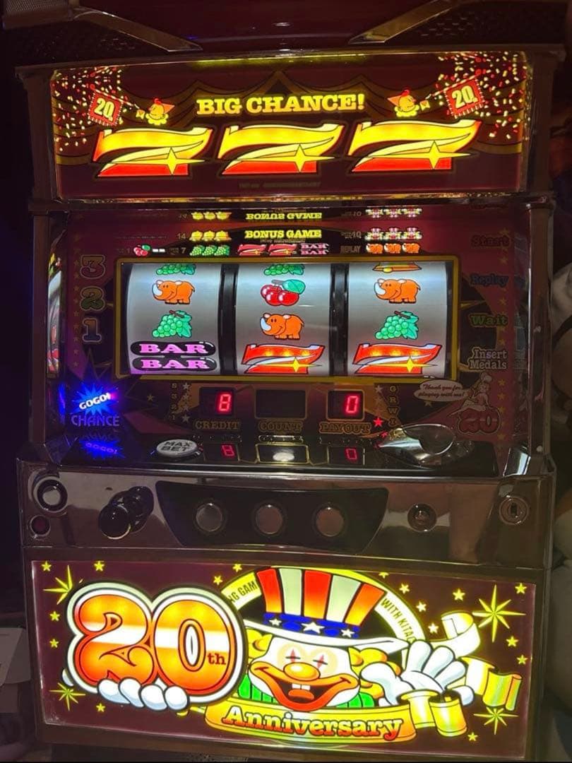 20th Anniversary アイムジャグラー 実機 メダル不要