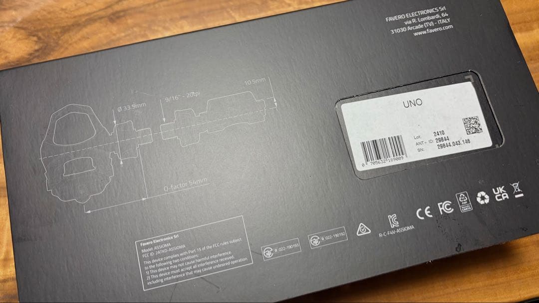 ˗ˏˋ使用期間短ˎˊ˗ ASSIOMA UNO パワーメーター