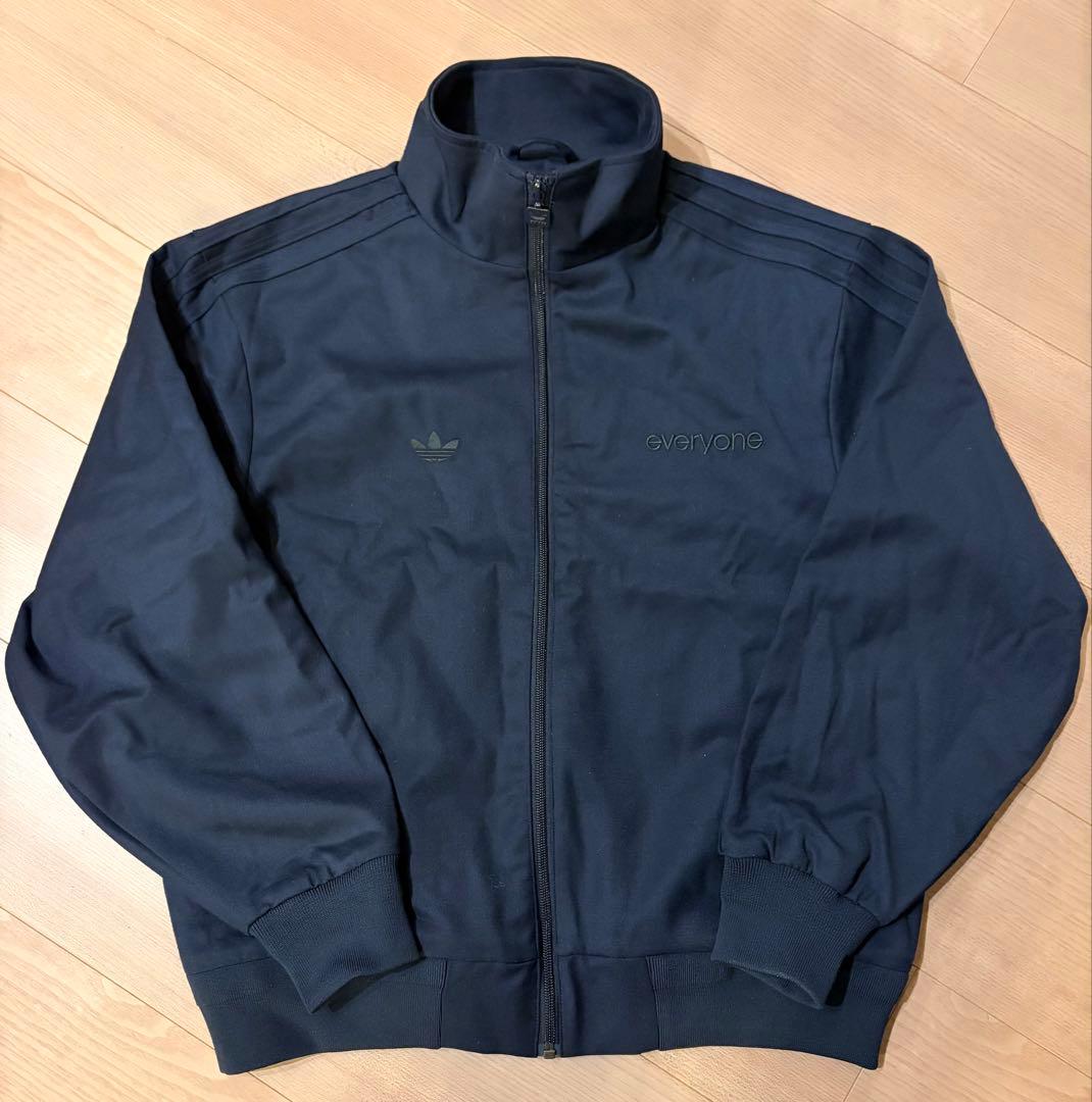 週末限定価格everyone×addidas TRACK TOP ネイビーS