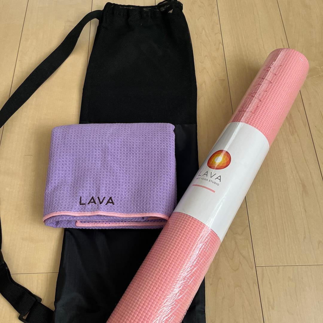 LAVA 新品ヨガマット ラグ 収納バッグ ビギナーセット