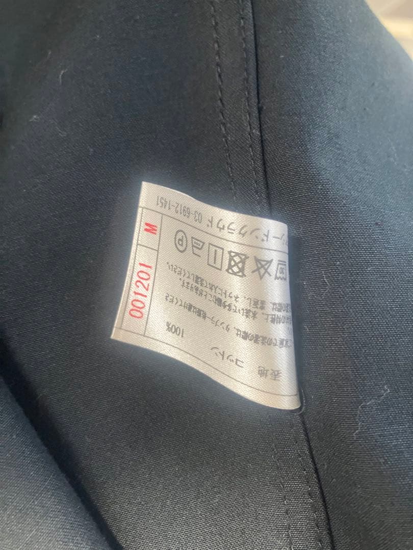 アシードンクラウド　ハンドベーカー　ノーカラー　ブルゾン　ジャケット