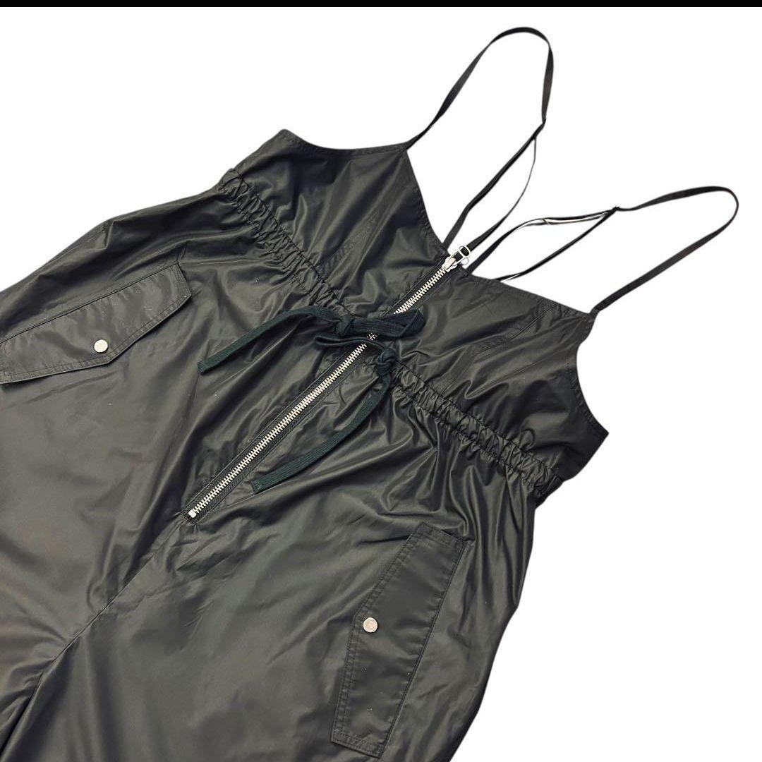 最終値下げ人気販売品アダムエロペ　UVカットシャイニータフタロンパースブラック